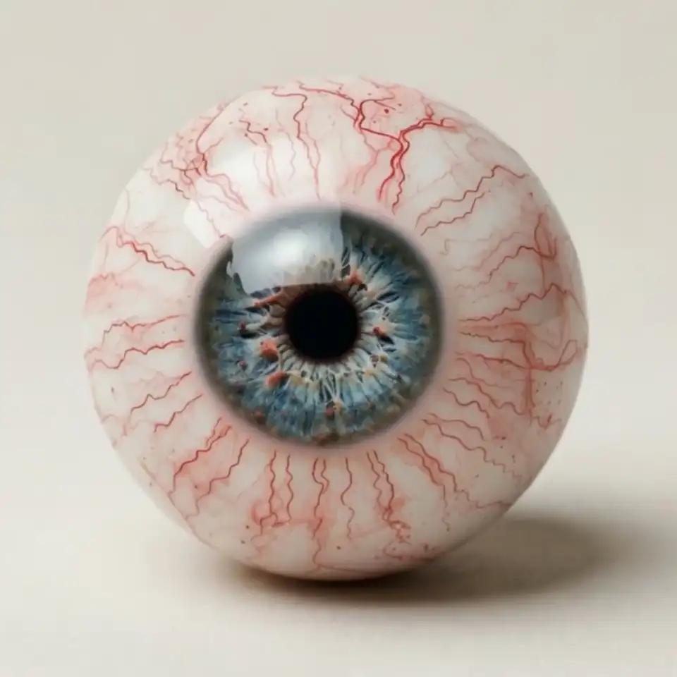 Close-up illustration of a human eyeball, symbolising audience attention
